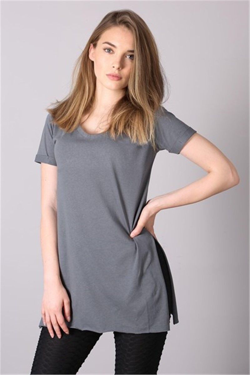 Mad Girls Women's T-Shirt - Grey #307588
