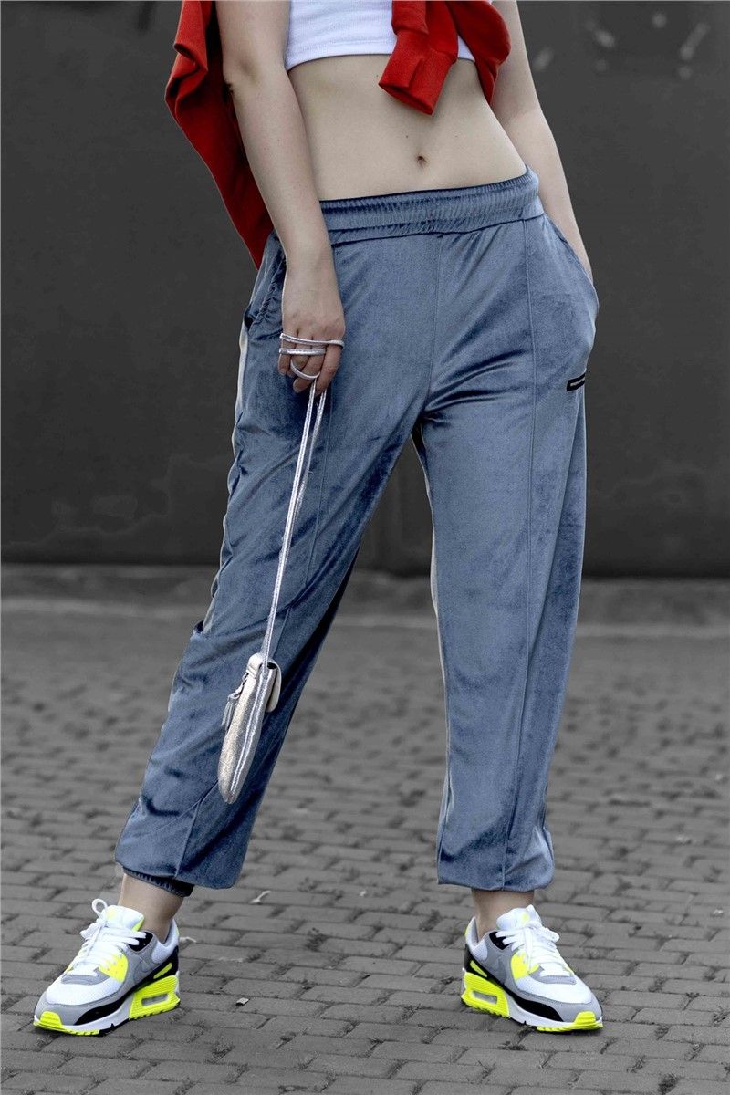 Ženske sportske hlače MG305 - Sive 288671