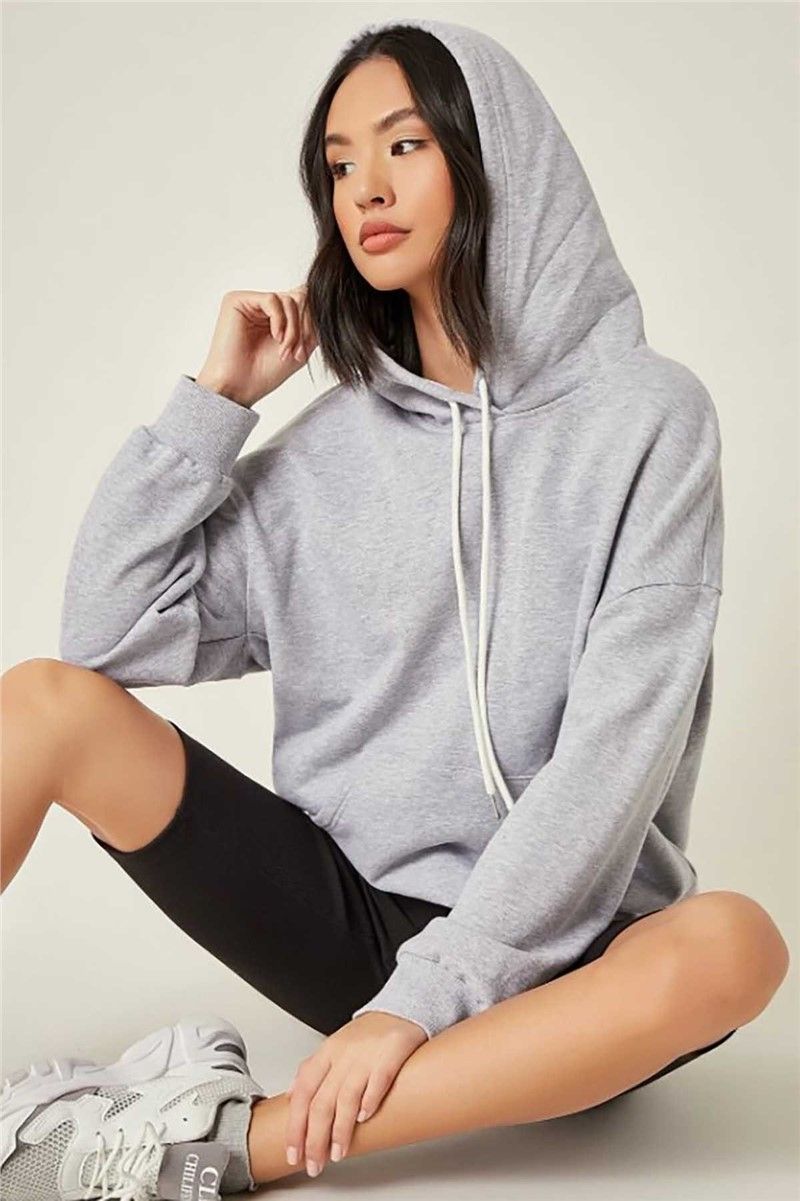 Madmext Women's Sweatshirt - Grey #290358