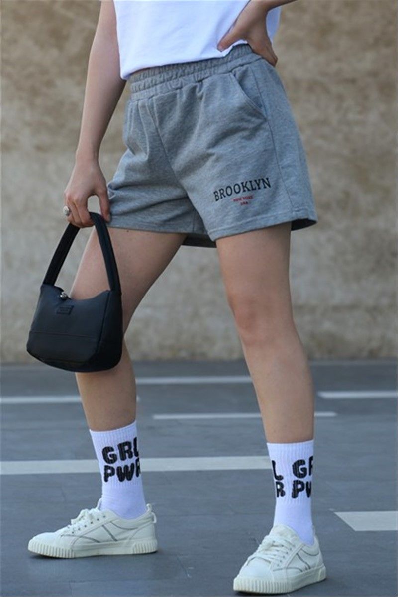 Mad Girls Women's Shorts - Grey #306815