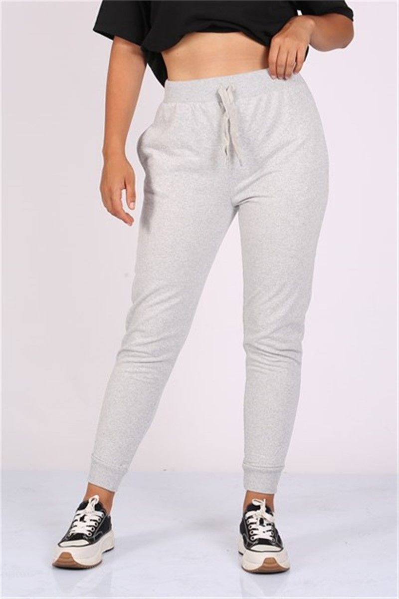 Pantaloni sportivi da donna MG1201- grigio chiaro # 309153