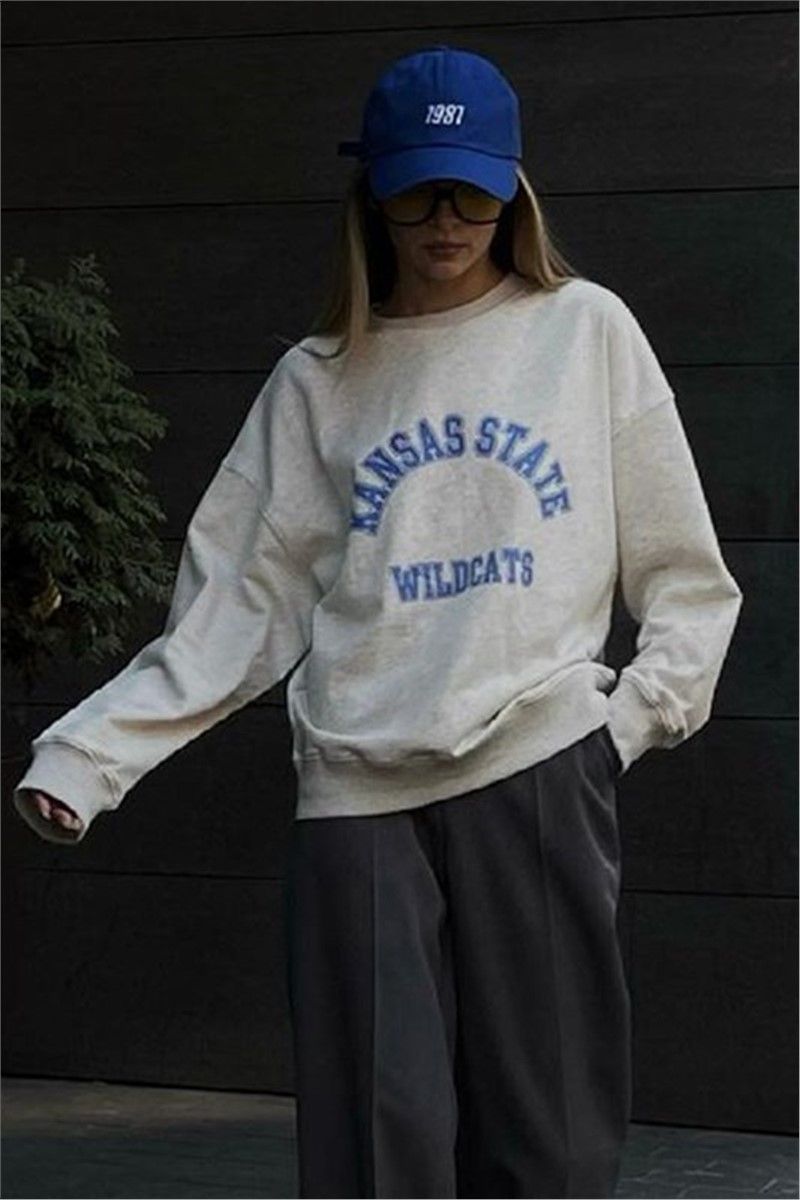 Madmext Women's Sweatshirt - Grey #319727