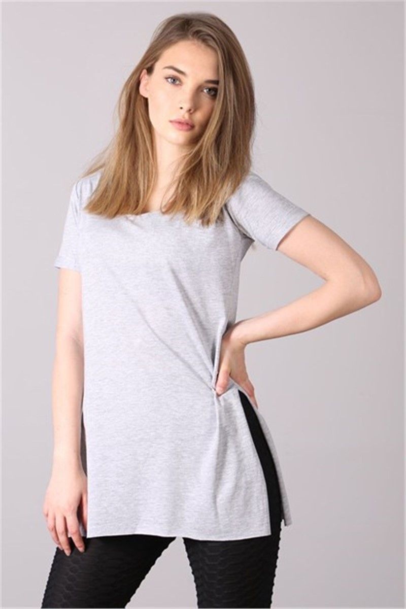 Mad Girls Women's T-Shirt - Light Grey #307587