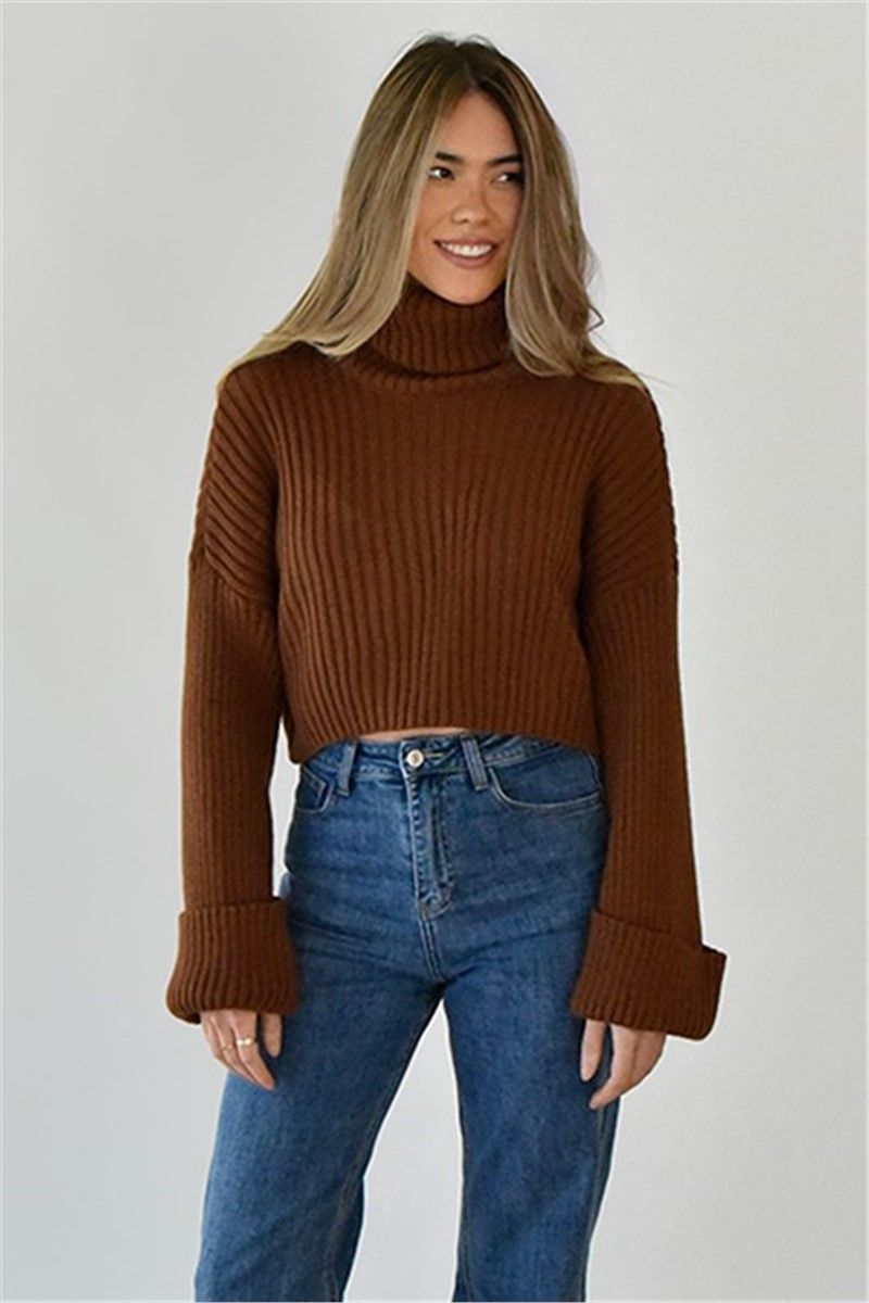 Women's sweater MG1402 - Brown #326888