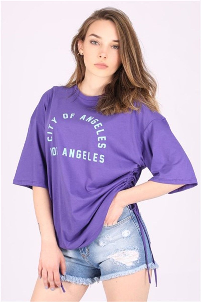 Mad Girls Women's T-Shirt - Purple #307742