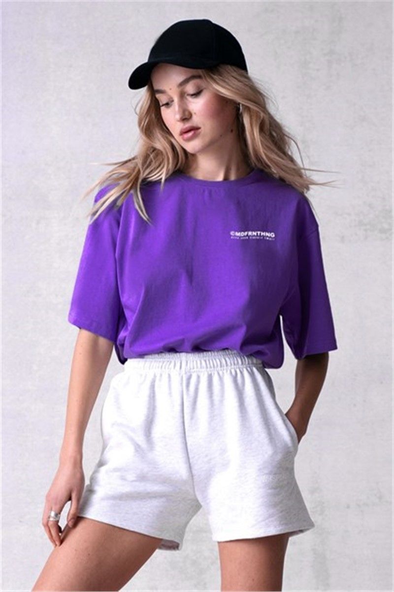 Madmext Women's T-Shirt - Purple #308849