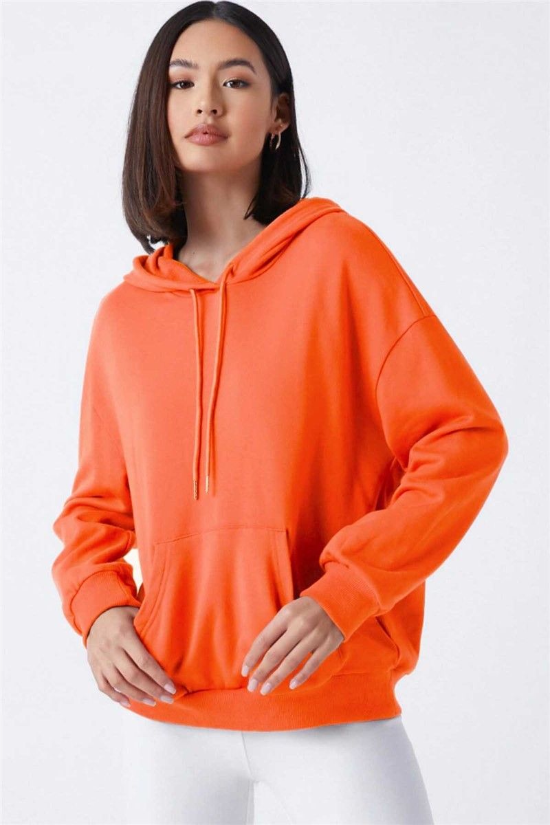 Madmext Women's Sweatshirt - Orange #290362