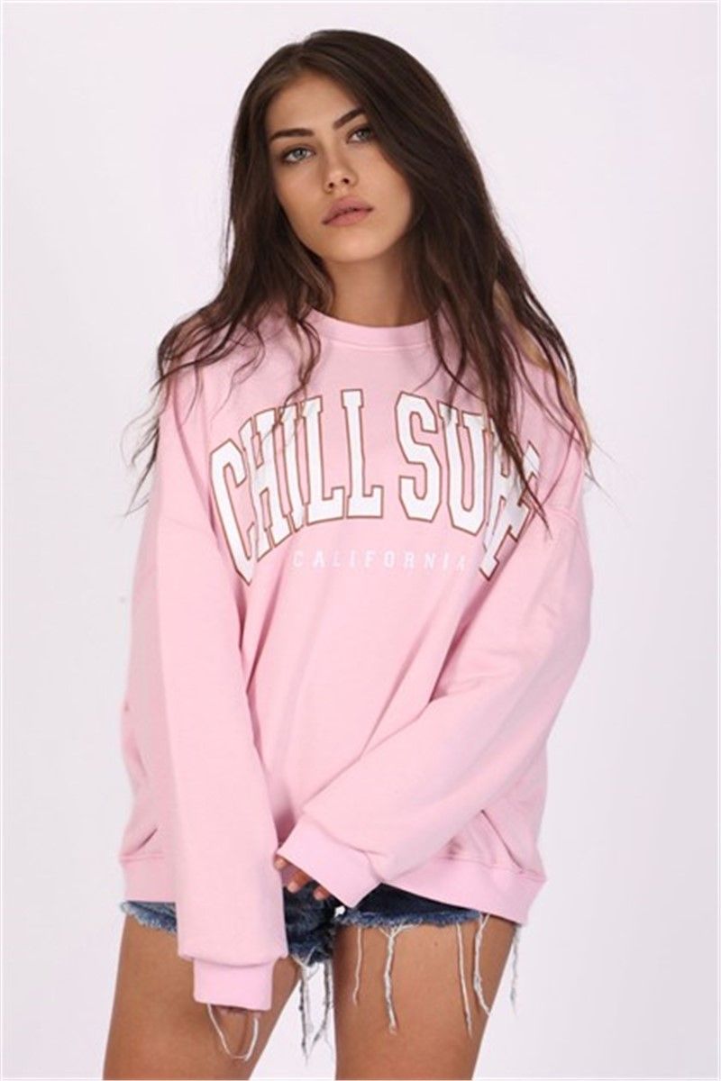 Madmext Women's Sweatshirt - Pink #309595
