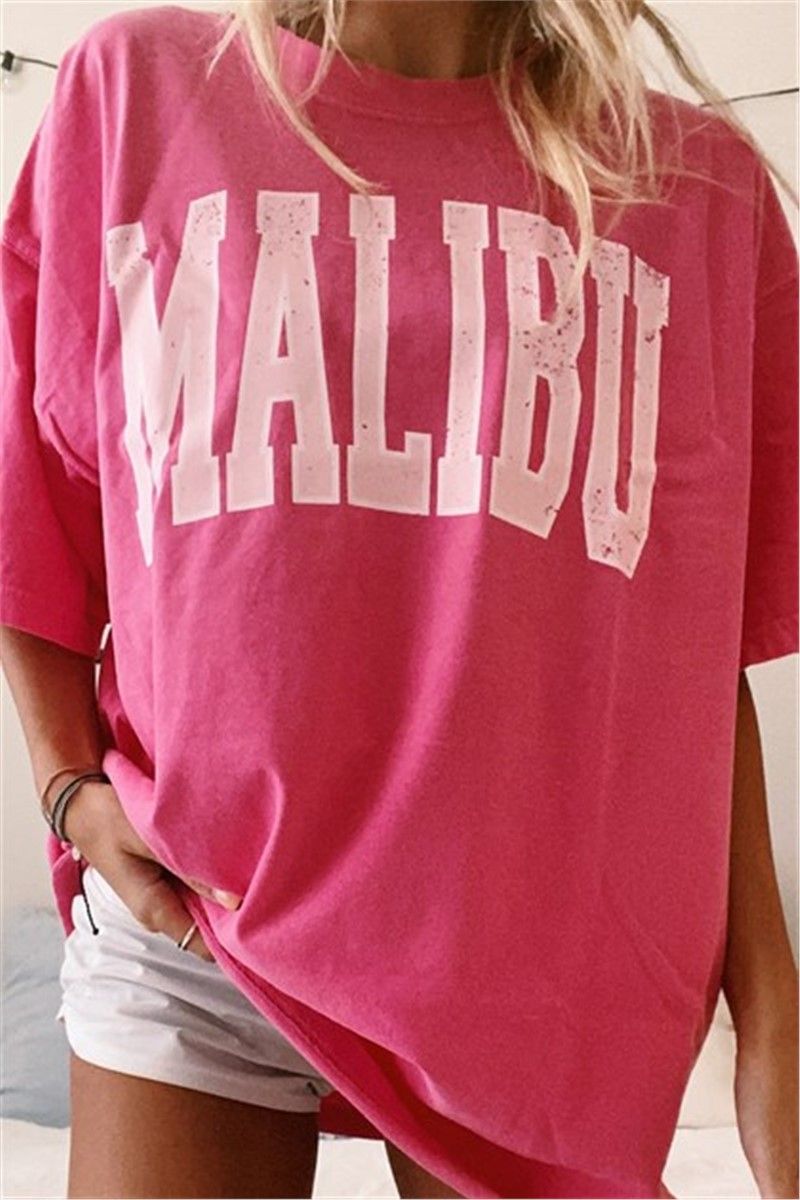 Women's T-Shirt MG966 - Pink #305782
