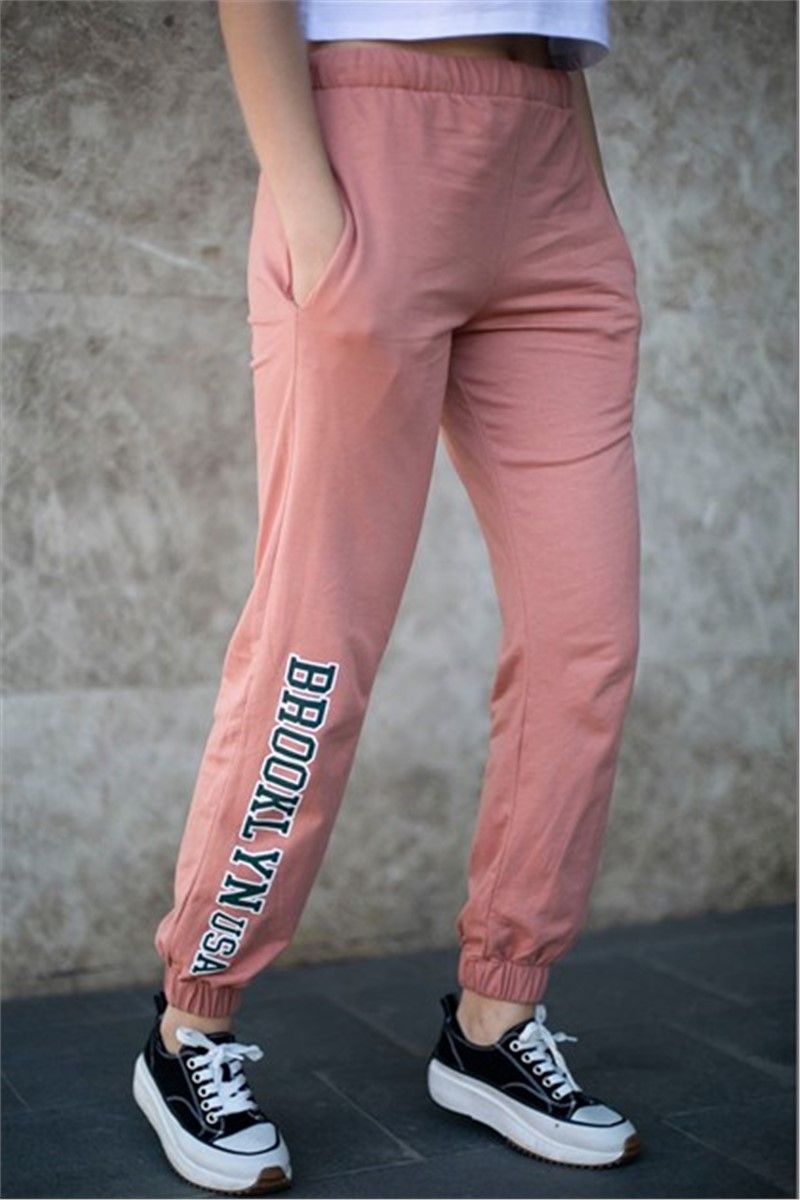 Madmext Women's Joggers - Salmon Pink #306013