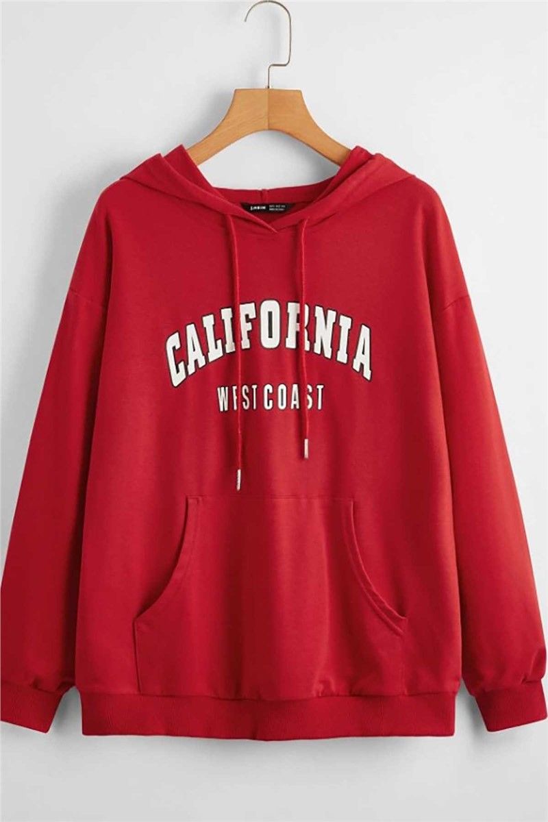 Madmext Women's Sweatshirt - Red #290308