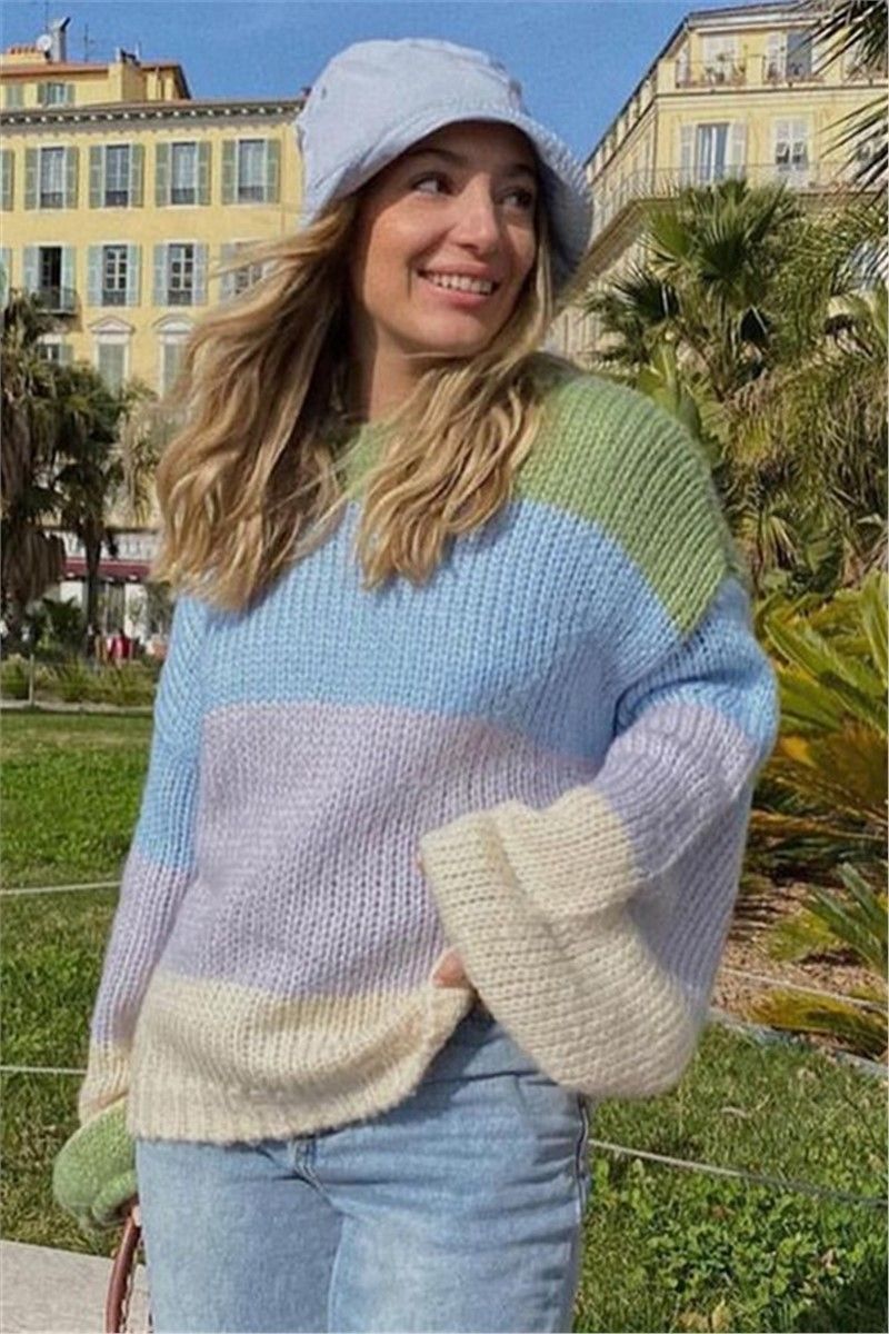 Maglione da donna MG1251 - Multicolore #319670
