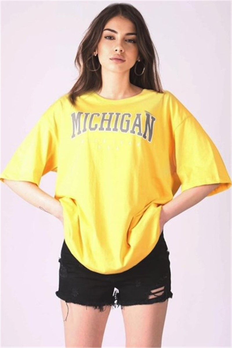 Mad Girls Women's T-Shirt - Yellow #300317