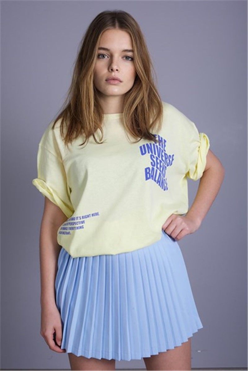 Mad Girls Women's T-Shirt - Yellow #303937