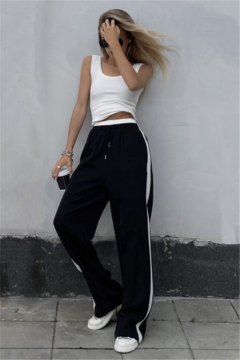 Women's sports pants MG1294 - Black #320879