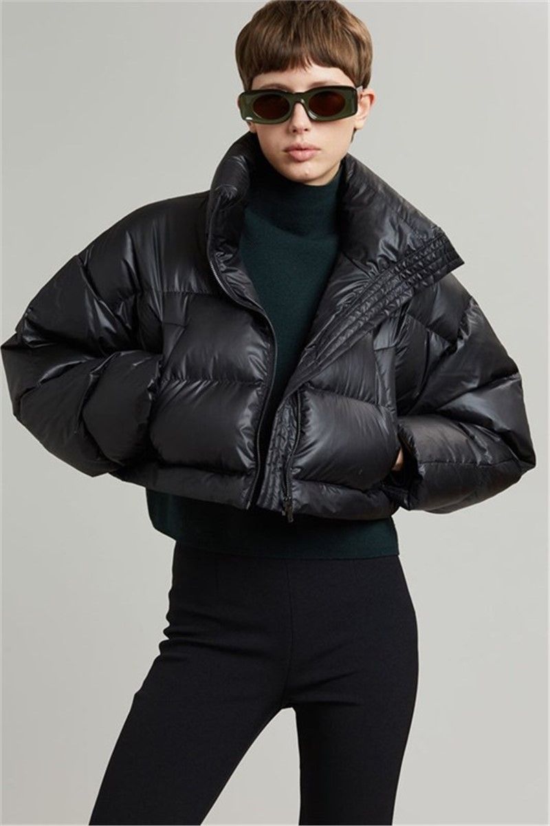Women's short jacket MG1398 - Black #326820