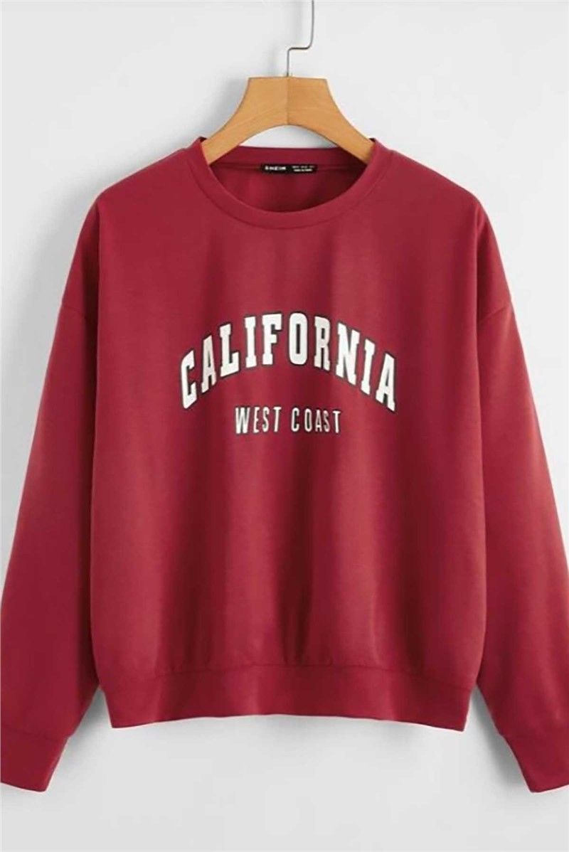 Madmext Women's Sweatshirt - Red #289845