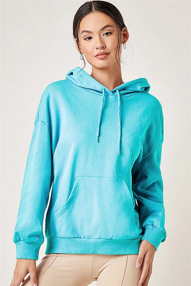 Madmext Women's Sweatshirt - Turquoise #290367