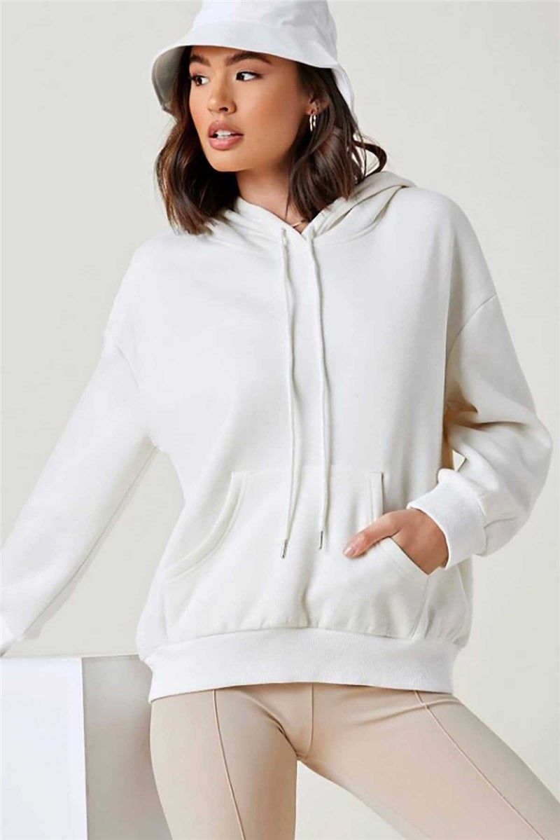 Madmext Women's Sweatshirt - White #290365