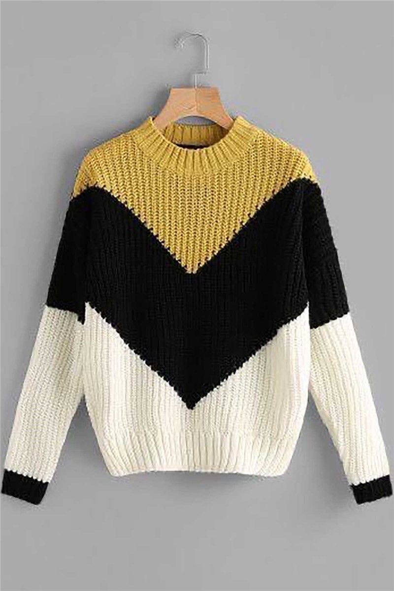 Ženski džemper MG739 - Žuti 289679