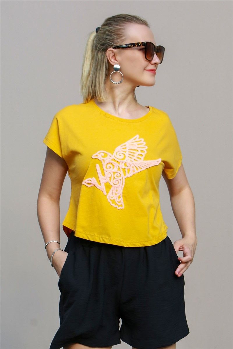 Mad Girls Women's T-Shirt - Yellow #289031