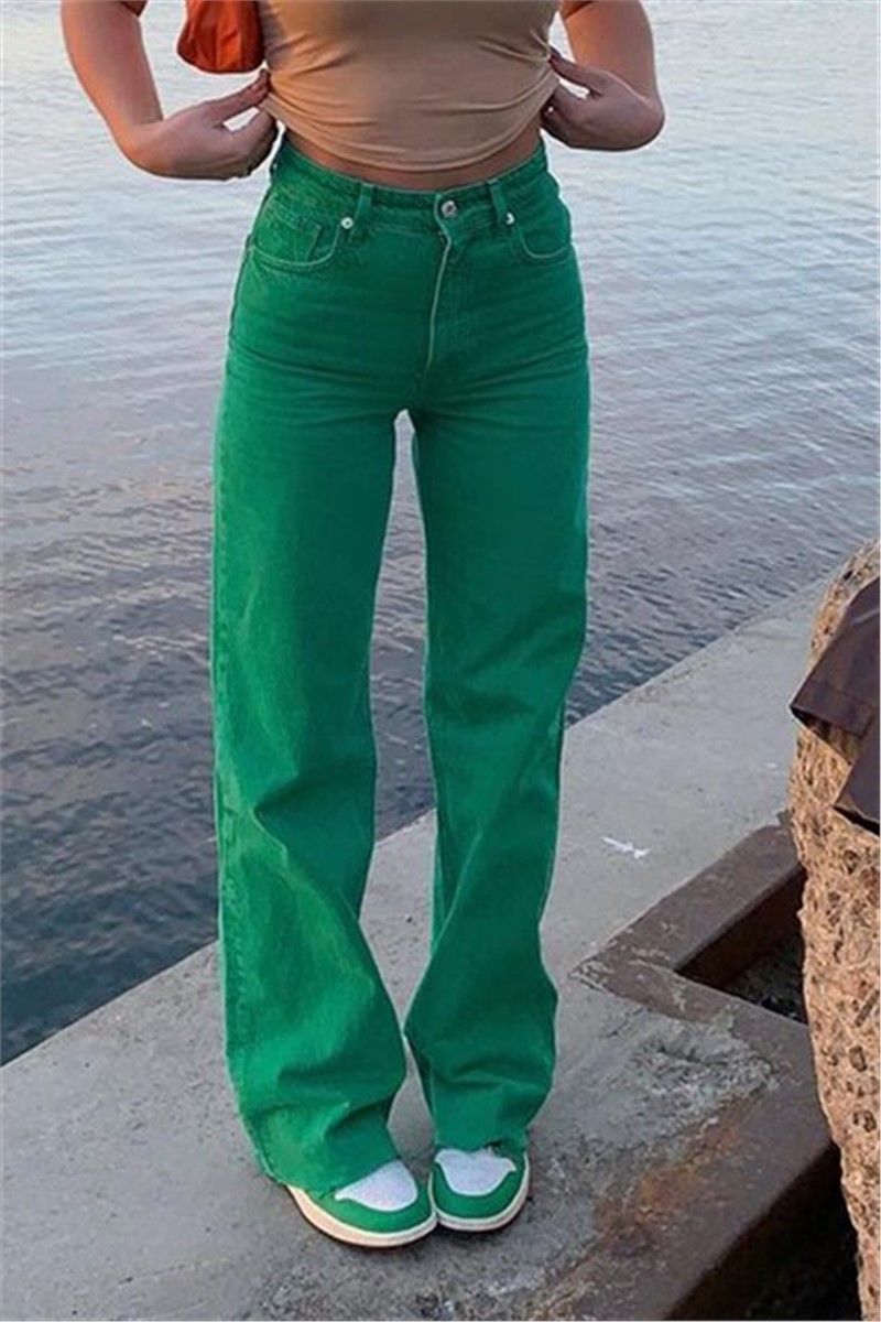 Pantaloni da donna - Verde 307099