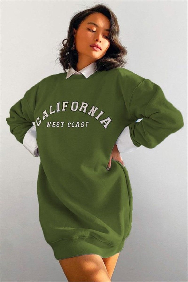 Madmext Women's Sweatshirt - Green #319819