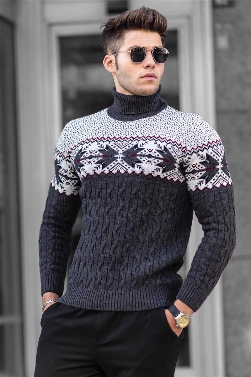 Muški džemper 4731 - Antracit 289500