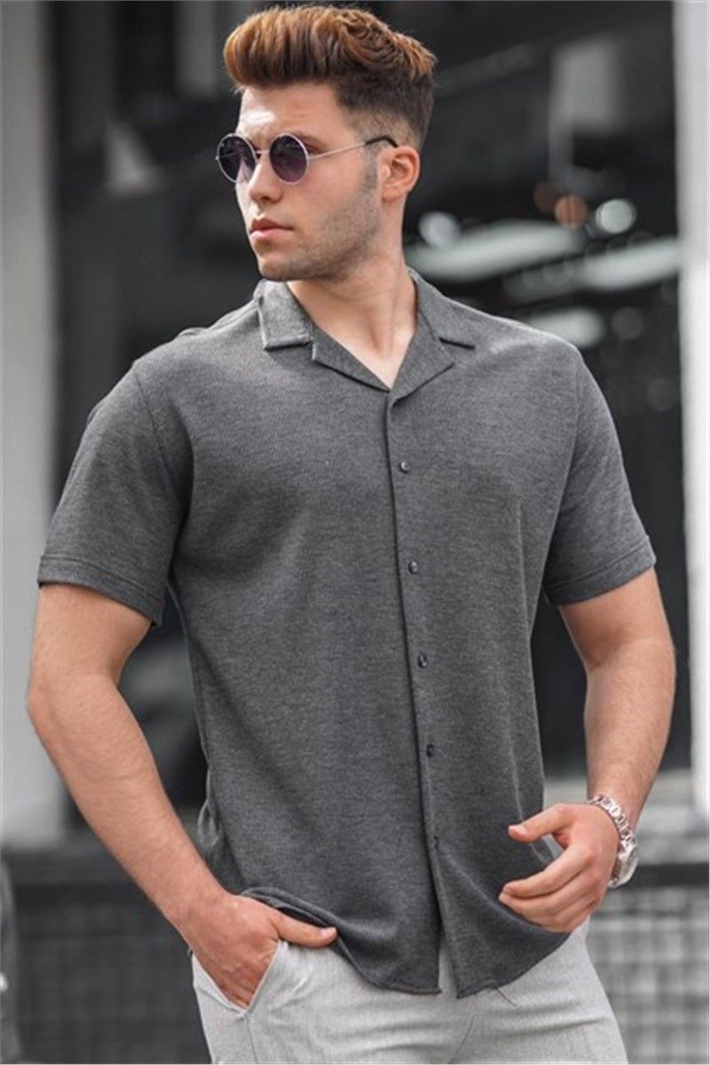 Madmext Men's Shirt - Grey #306076
