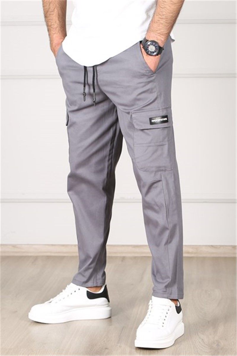 Madmext Men's Trousers - Grey #293172