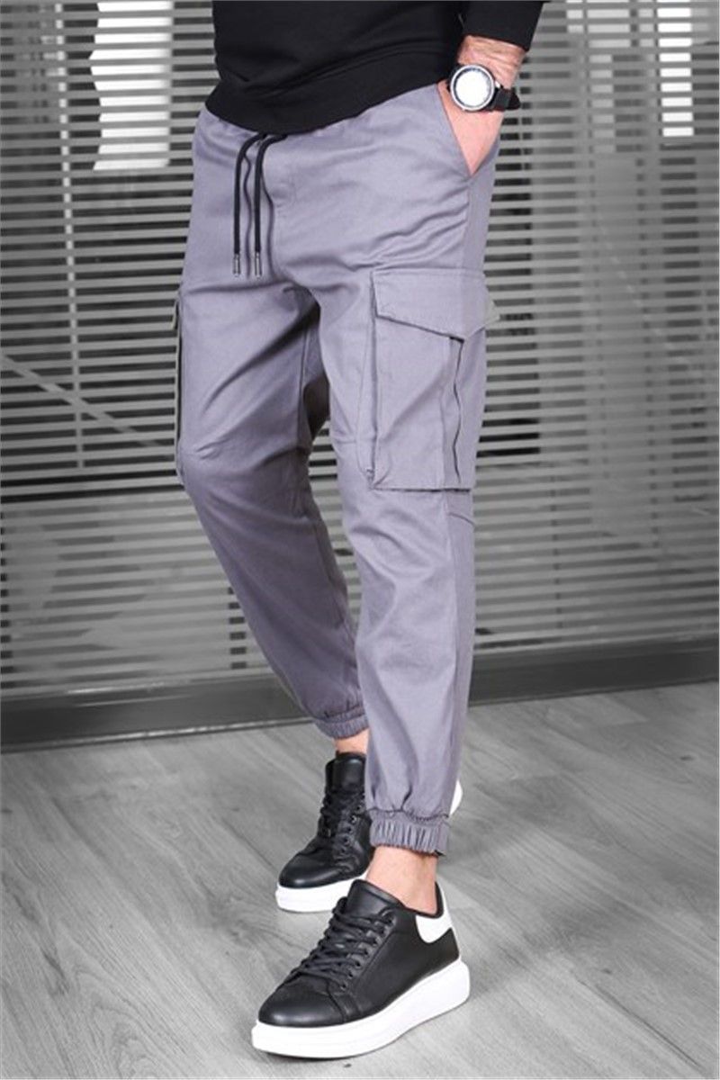 Madmext Men's Trousers - Grey #300362