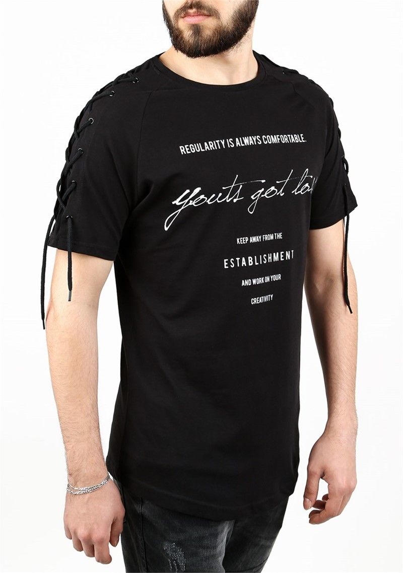 Madmext Men's T-Shirt - Black #284685