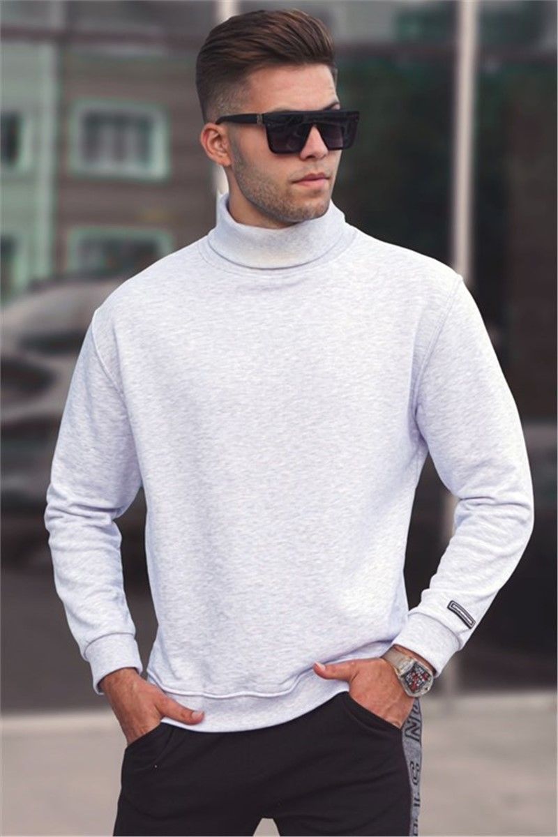 Muški džemper 5317 - Bijeli melanž 311048
