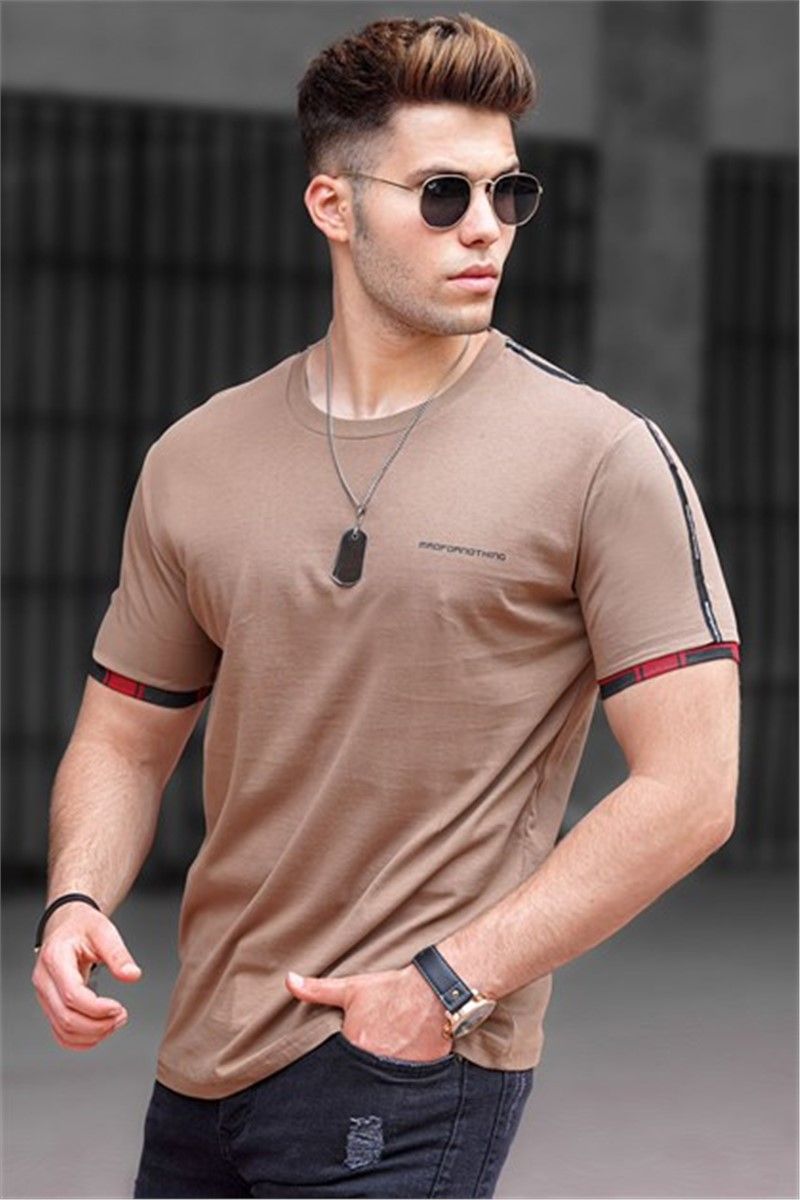 Madmext Men's T-Shirt - Light Brown #308099