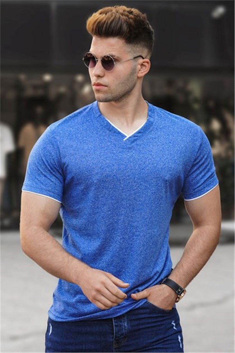 Madmext Men's T-Shirt - Blue #307978