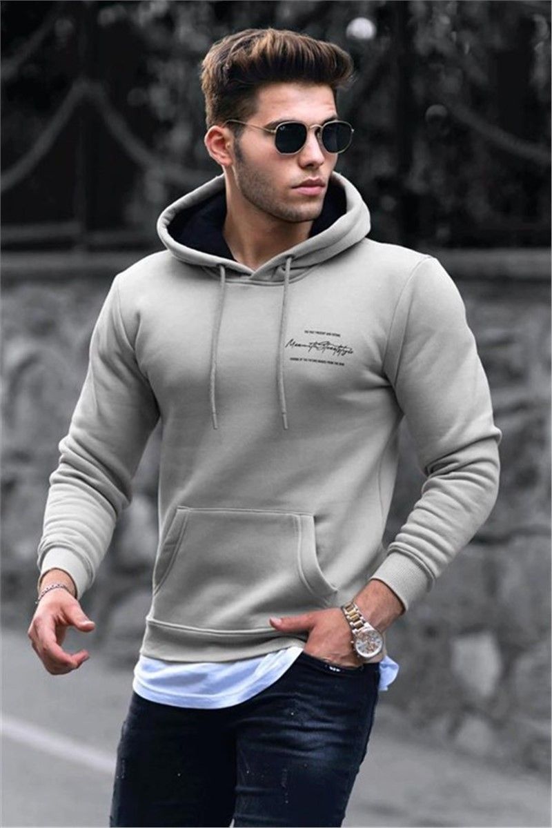 Men's hooded sweatshirt 4395 - Gray #322687