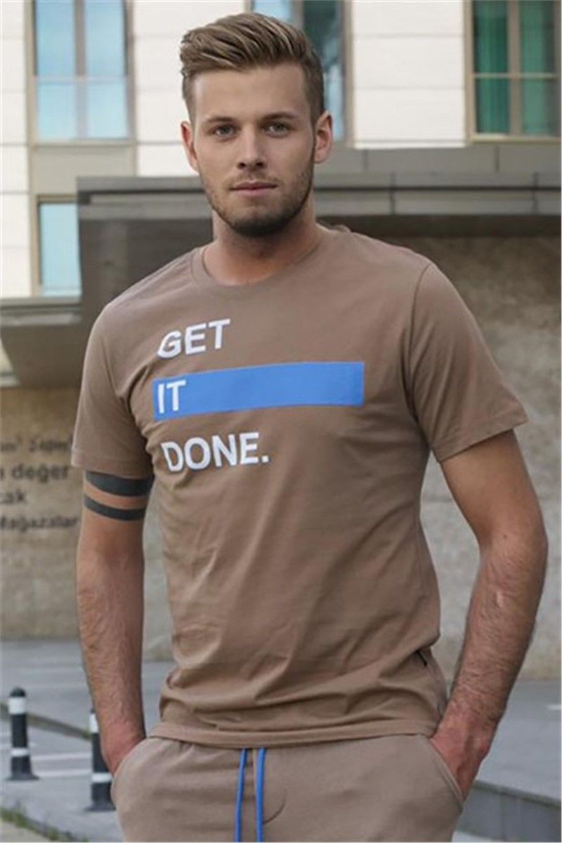 Madmext Men's T-Shirt - Brown #308013
