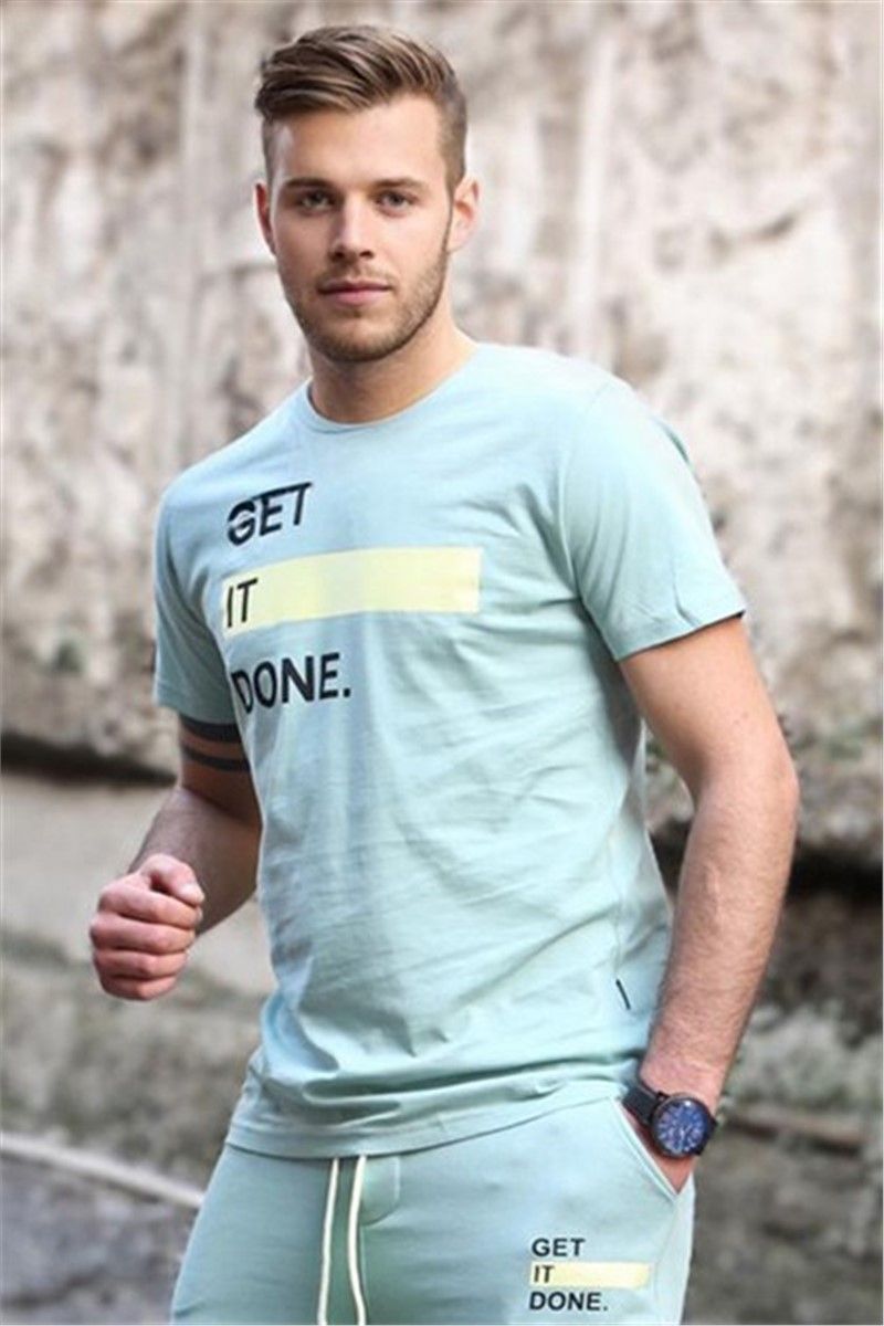 Madmext Men's T-Shirt - Turquoise #308014