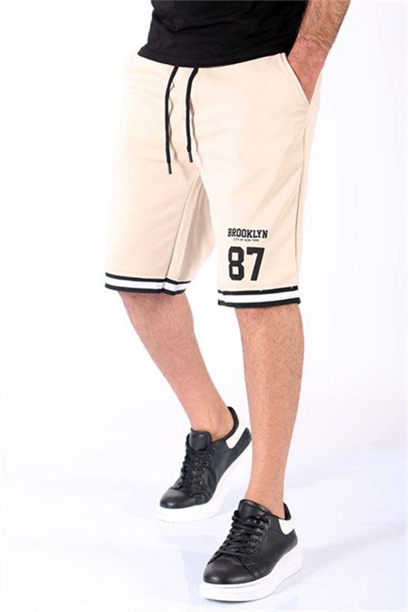 Madmext Men's Shorts - Beige #302598