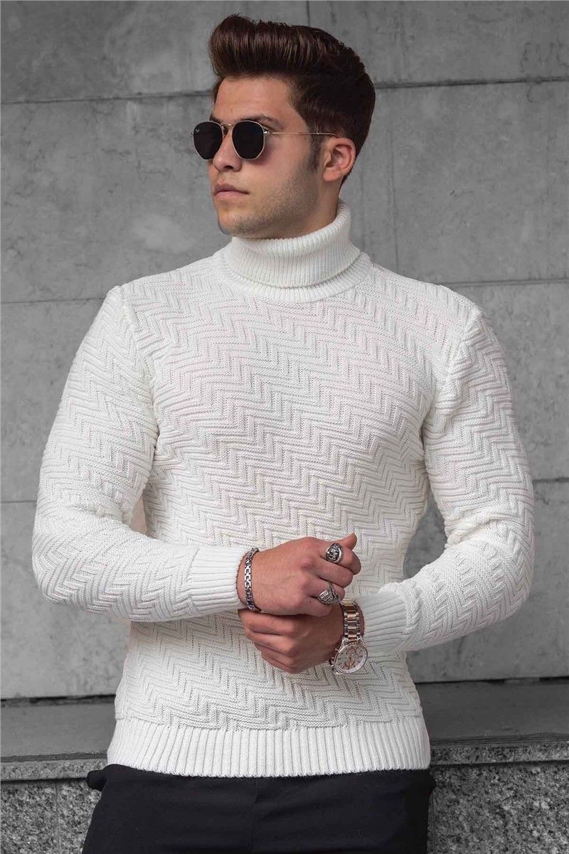 Muški džemper 217529 - Bijela 288522