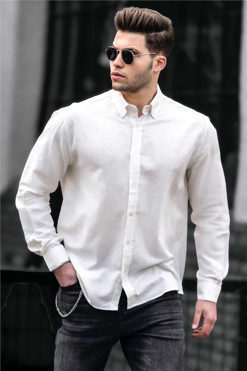 Madmext Men's Shirt - White #290781