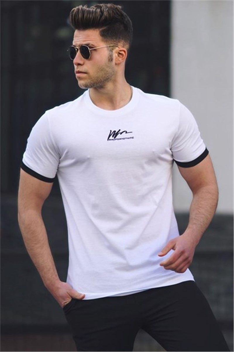 T-shirt da uomo 5200 - Bianco 300366