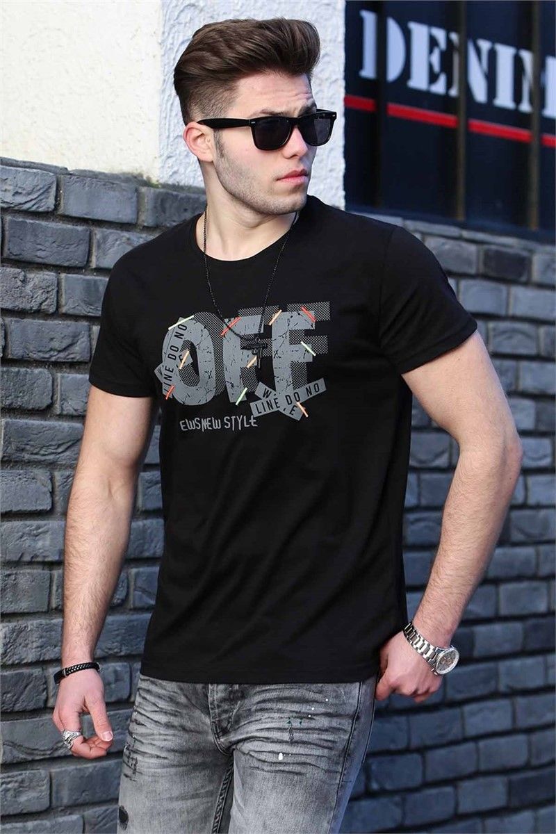 Men's T-shirt 4573 - Black 287841