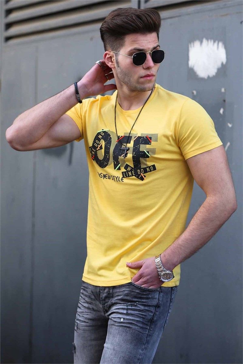 Madmext Men's T-Shirt - Yellow #287840