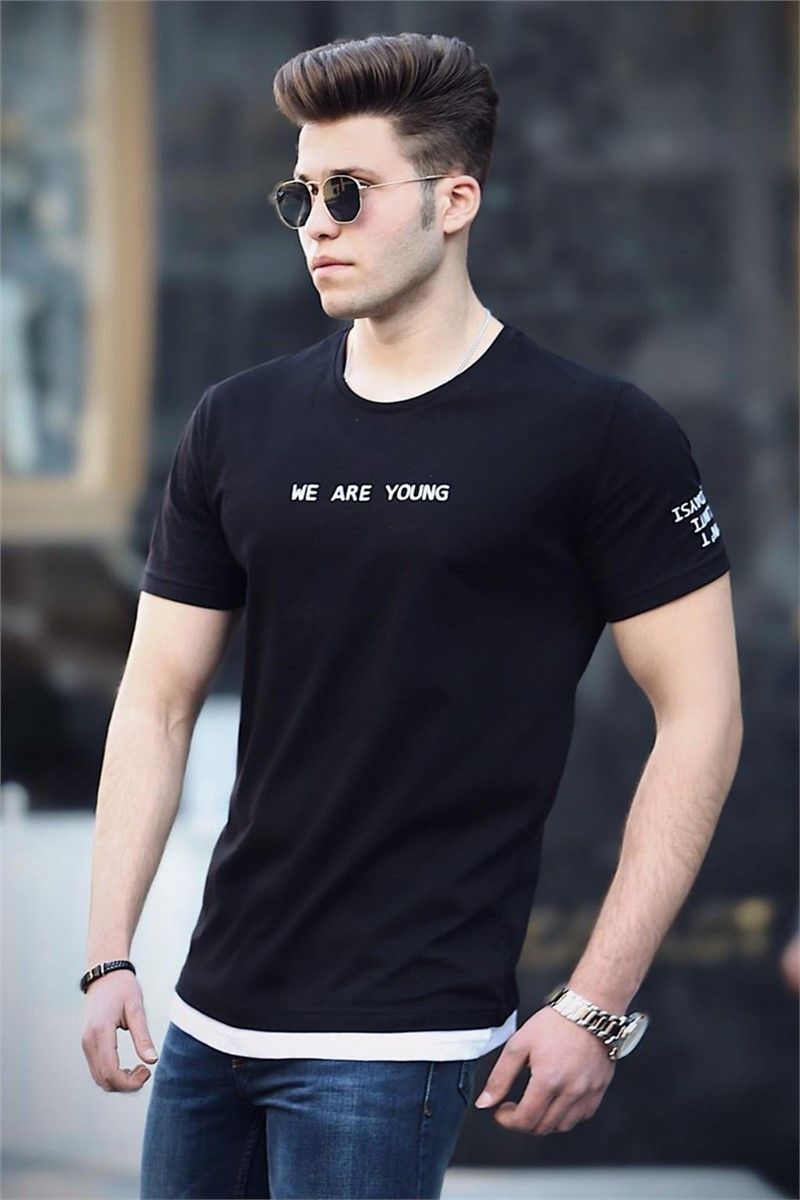 Madmext Men's T-Shirt - Black #287508