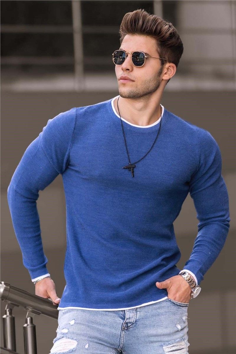 Muški džemper 4637 - Plavi 289074