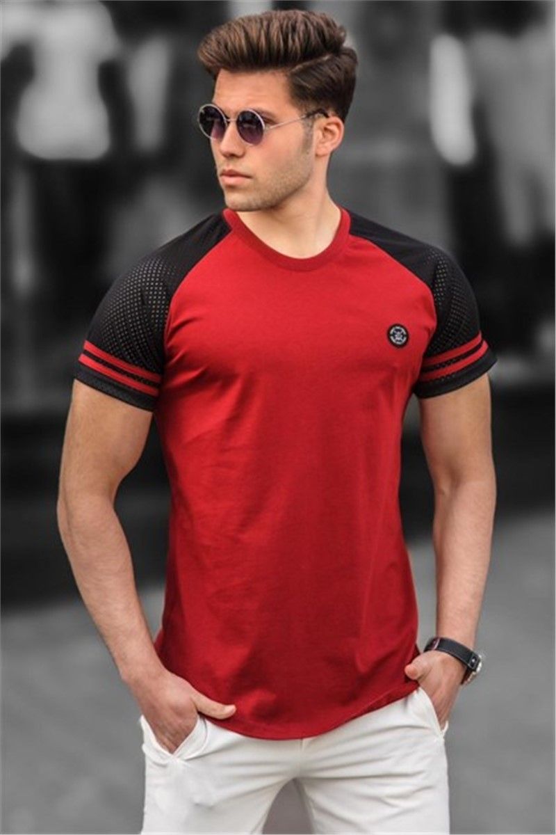 Muška majica 5257 -Crvena, crna #303849