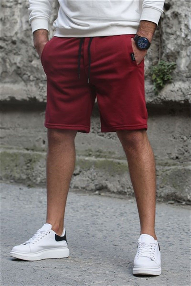 Madmext Men's Shorts - Burgundy #301904