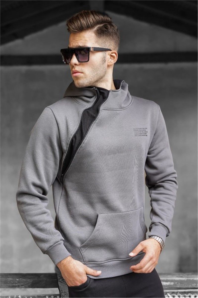 Madmext Men's Sweatshirt - Grey #319626