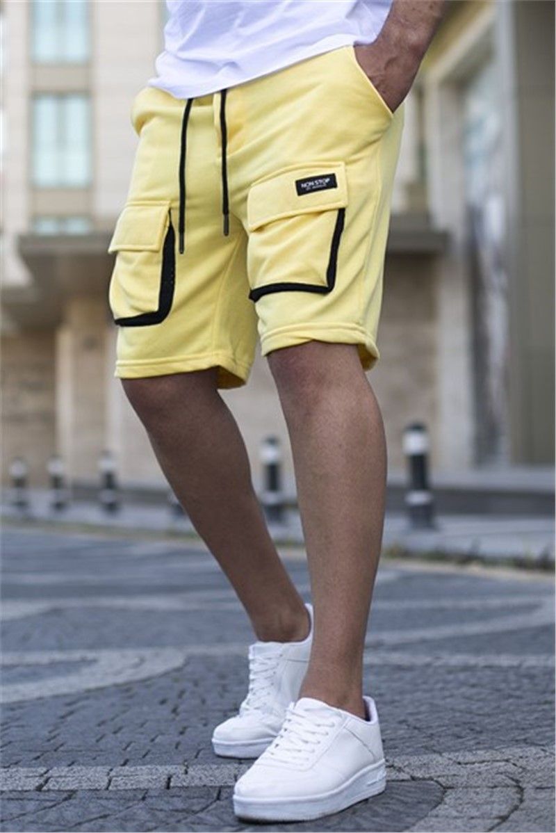 Madmext Men's Shorts - Yellow #305988